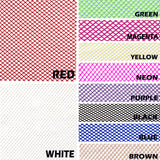 Small Diamond Fishnet Mesh Polyester Stretch Fabric - 10 Color Options, 58/60" Wide