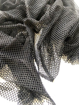 Small Diamond Fishnet Mesh Polyester Stretch Fabric - 10 Color Options, 58/60" Wide