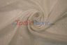 Extra Wide Metallic Faux Sheer Linen Fabric - Ivory Gold, White Silver, 108" Wide (Yards)