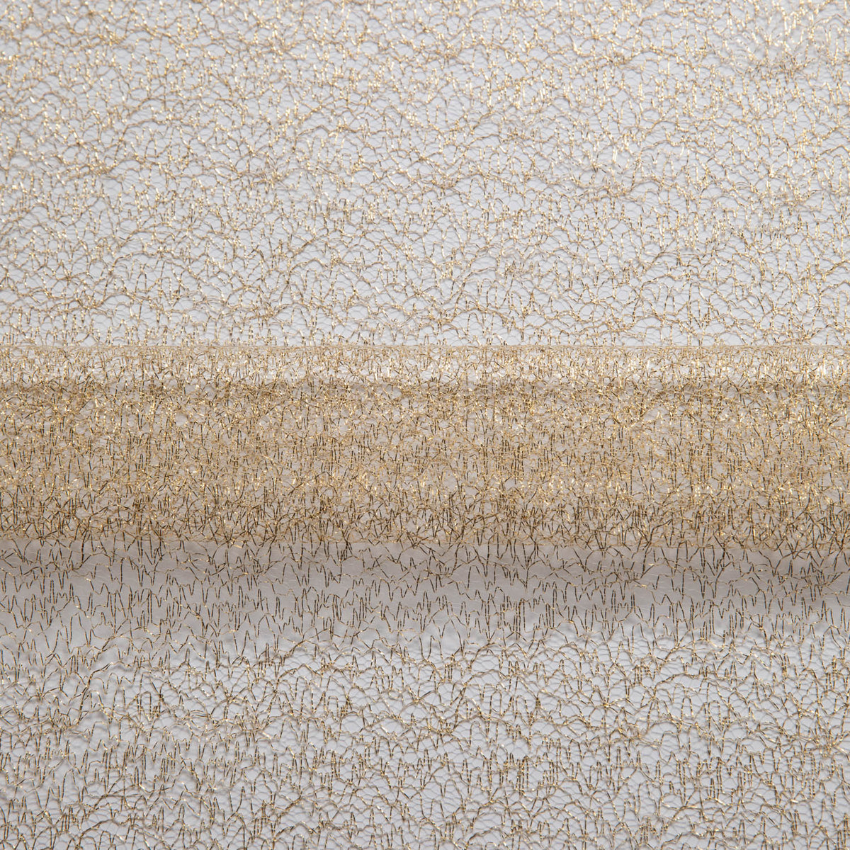 1 Yard Metallic Susumi Tulle Lace Fabric, 58/60" Wide 100% Polyester