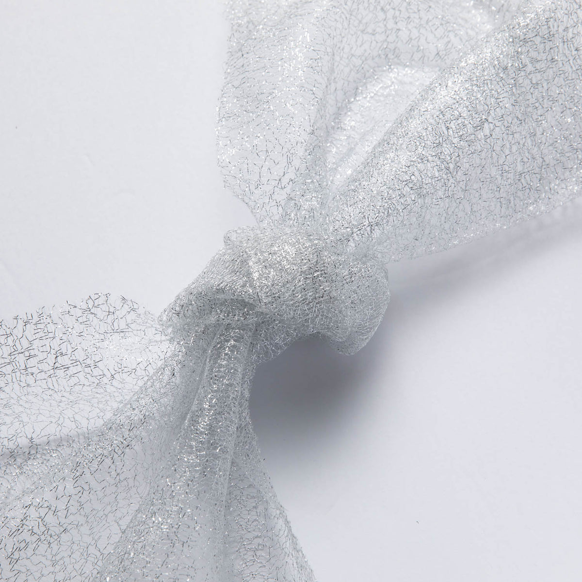 1 Yard Metallic Susumi Tulle Lace Fabric, 58/60" Wide 100% Polyester