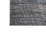 METZ 4204 Area Rug - Creme, Mocha, Beige Abstract Design, Charcoal Checker High-Low Pattern, 9' 8" X 13' (1 Unit)