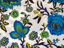 1 Yard Star of David Blue Mystique Spandex Fabric for Costumes and Dancewear 60 Inches Wide