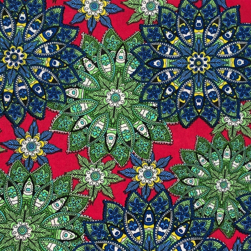 1 Yard ITY Knit Geometric Print Fabric for Fashion and Home Decor 60 Inches Wide