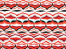 1 Yard ITY Knit Geometric Print Fabric for Garments and Accessories 60 Inches Wide