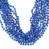 Blue Bead Necklaces 33" 7mm (1 DZ)