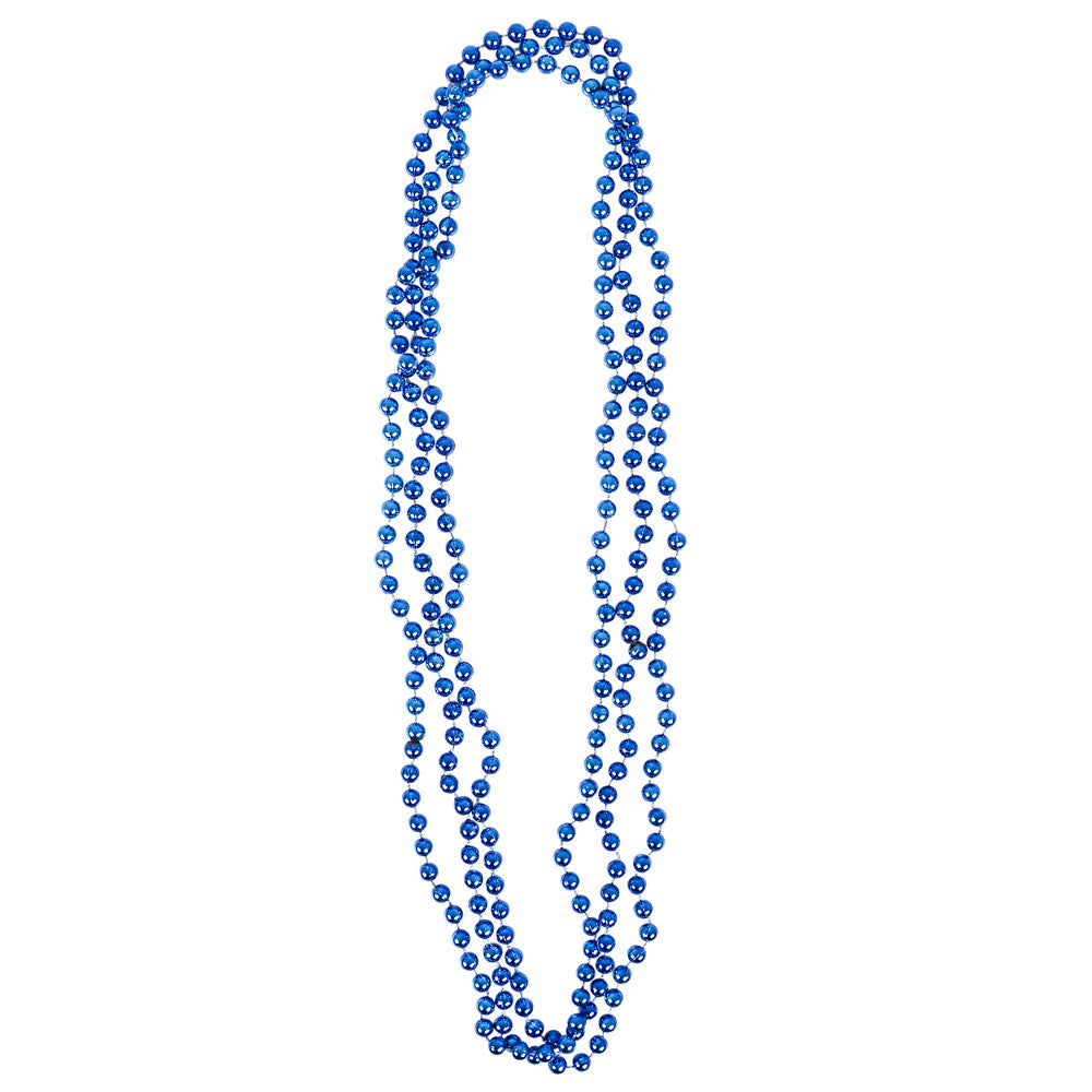 Blue Bead Necklaces 33" 7mm (1 DZ)