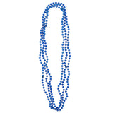 Blue Bead Necklaces 33" 7mm (1 DZ)