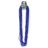 Blue Bead Necklaces 33" 7mm (1 DZ)