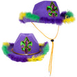 Mardi Gras Cowboy Hat (1 PC)