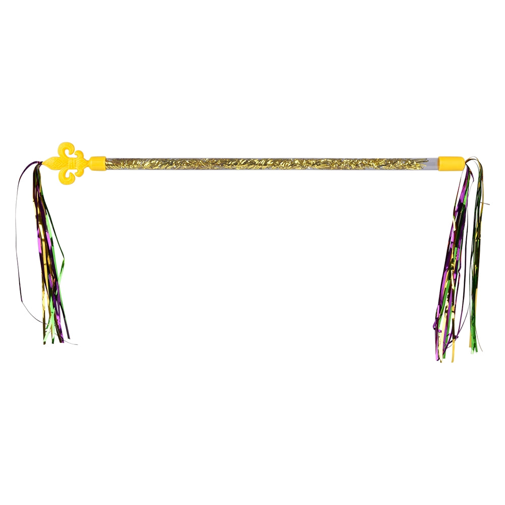 Fleur De Lis Tinsel Baton (1 DZ)