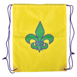 Fleur De Lis Drawstring Backpack 16.5" (1 DZ)