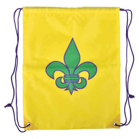 Fleur De Lis Drawstring Backpack 16.5" (1 DZ)