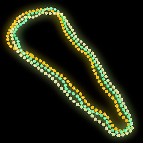 Glow In The Dark Beads Necklace (1 DZ)