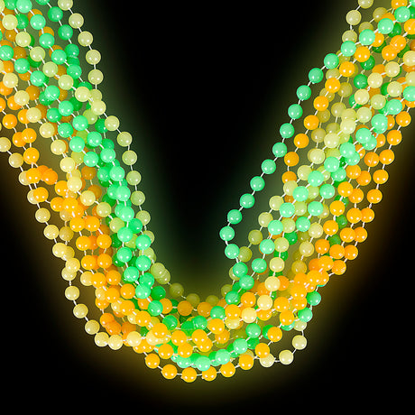 Glow In The Dark Beads Necklace (1 DZ)