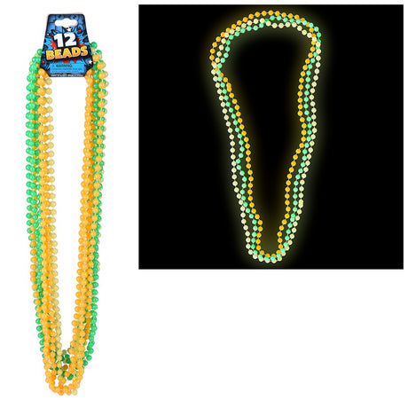 Glow In The Dark Beads Necklace (1 DZ)