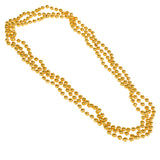 Gold Bead Necklaces 33" 7mm (1 DZ)