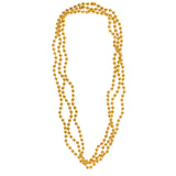 Gold Bead Necklaces 33" 7mm (1 DZ)