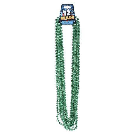 Green Bead Necklaces (1 DZ)