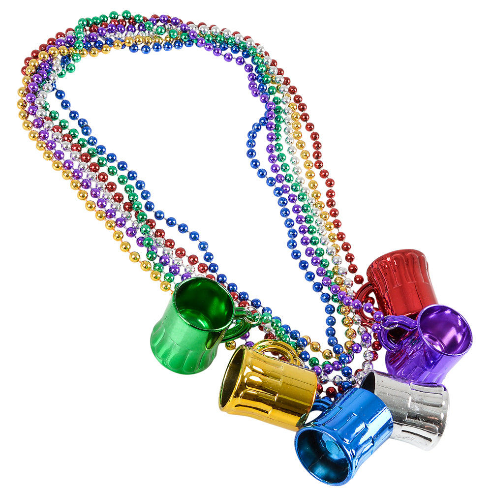 Beer Mug Beads Necklace (1 DZ)