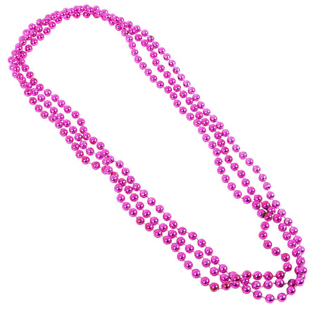 Pink Bead Necklaces 33" 7 mm (1 DZ)