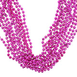 Pink Bead Necklaces 33" 7 mm (1 DZ)