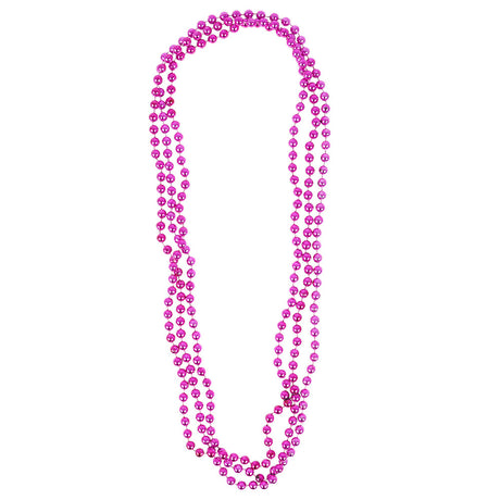 Pink Bead Necklaces 33" 7 mm (1 DZ)