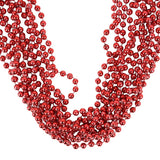 Red Bead Necklaces 33" 7mm (1 DZ)
