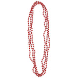 Red Bead Necklaces 33" 7mm (1 DZ)