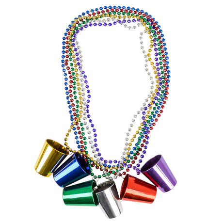 Shot Glass Beads Necklace (1 DZ)