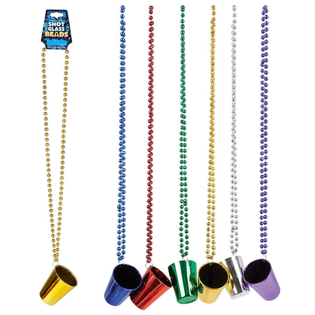 Shot Glass Beads Necklace (1 DZ)