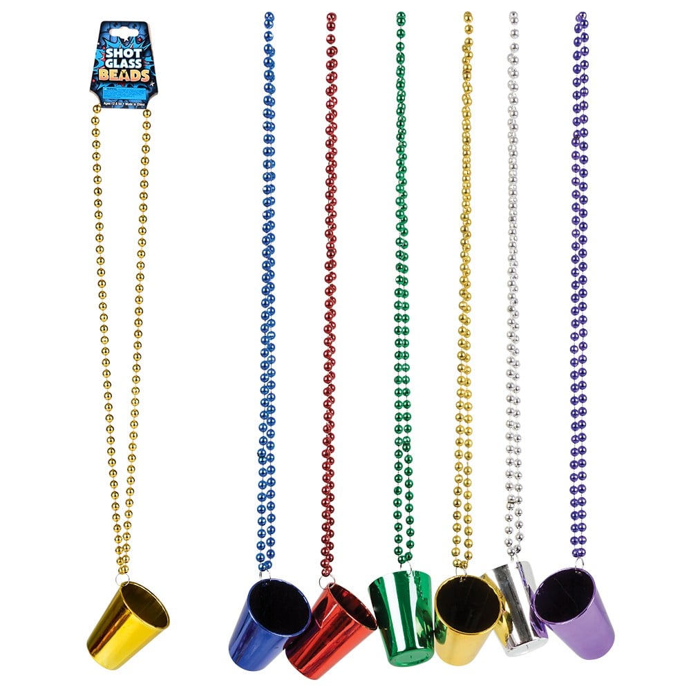 Shot Glass Beads Necklace (1 DZ)