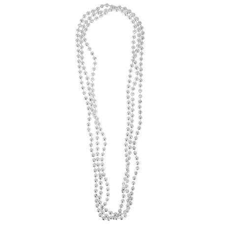 Silver Bead Necklaces 33" 7 mm (1 DZ)