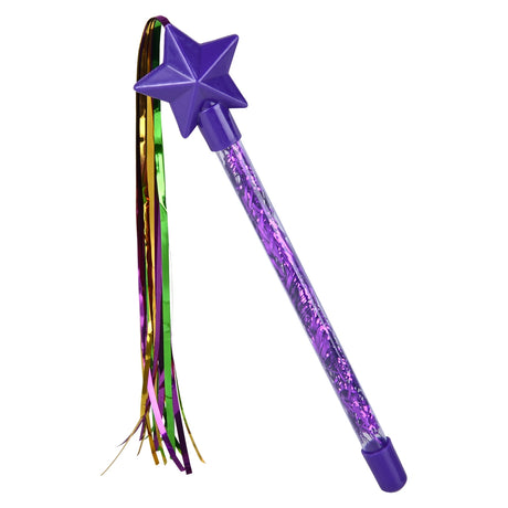 Mardi Gras Star Tinsel Wand (1 DZ)