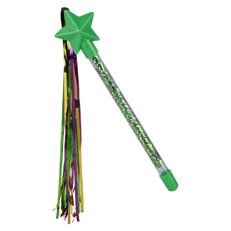 Mardi Gras Star Tinsel Wand (1 DZ)