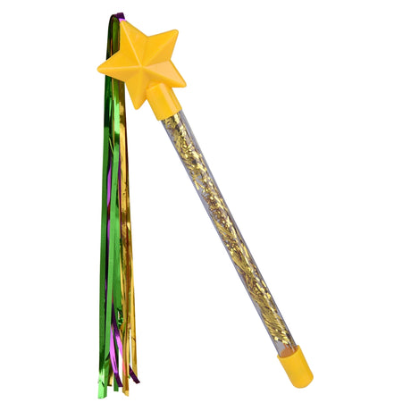 Mardi Gras Star Tinsel Wand (1 DZ)