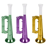 Mardi Gras Metallic Trumpet 7" (1 DZ)