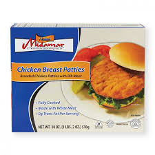 Midamar Chicken Breast Patties 18 oz