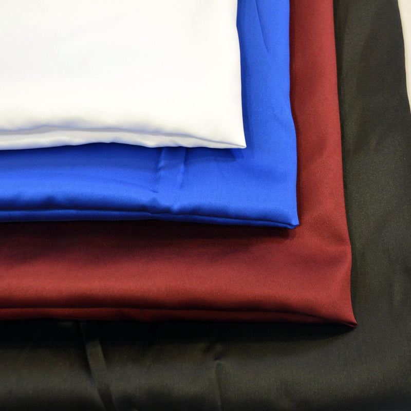 Mikado Satin 100 Percent Polyester Fabric - Twill Satin, Solid, 58/60" Width (1 Yard)