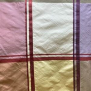Milano Silk Fabric - Multicolored Stripe, 54" Width (1 Yard)