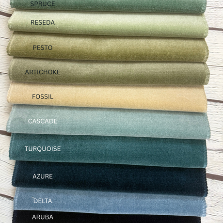 Mini Mohair Velvet Upholstery Fabric by the Yard