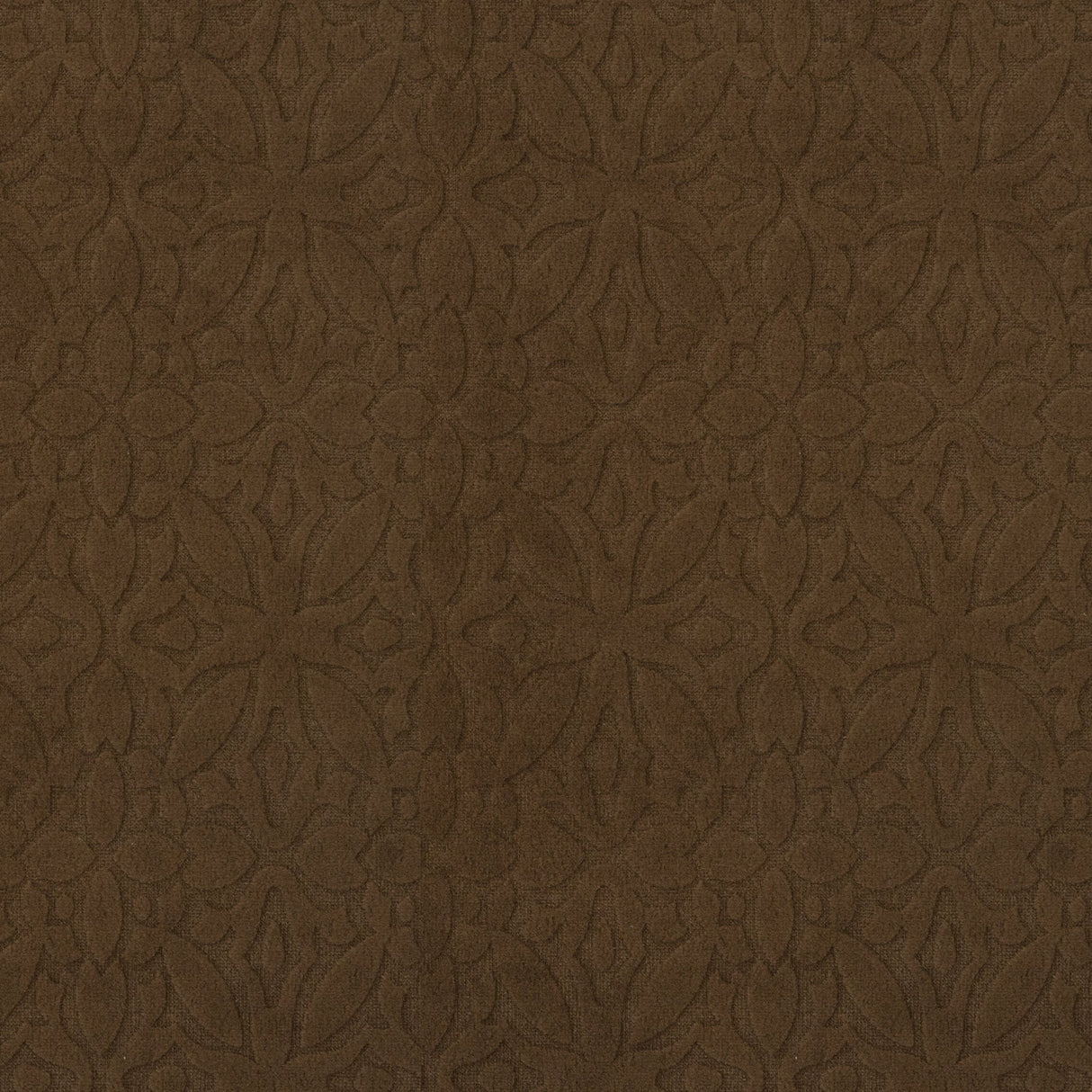 Embossed Velvet Upholstery Fabric Milos Moroccan Tile Pattern
