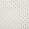 Ivory Minky Dimple Dot Fabric,
