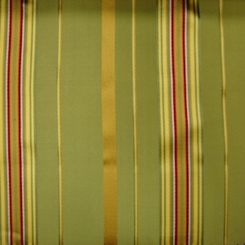 Mirage Silk Fabric - Shiny Multi-Colored Stripe, 54" Width (1 Yard)