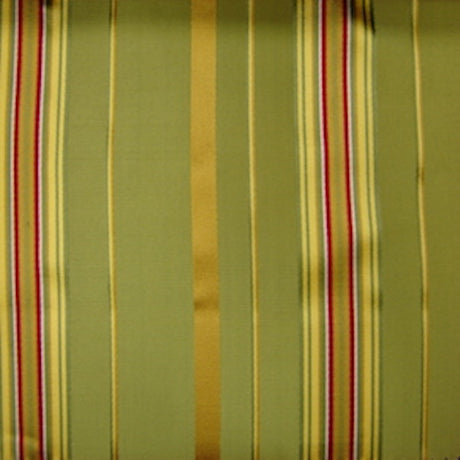 Mirage Silk Fabric - Shiny Multi-Colored Stripe, 54" Width (1 Yard)