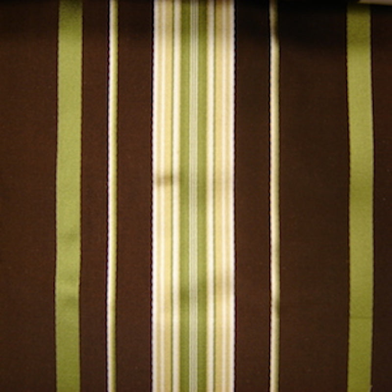 Mirage Silk Fabric - Shiny Multi-Colored Stripe, 54" Width (1 Yard)