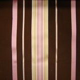 Mirage Silk Fabric - Shiny Multi-Colored Stripe, 54" Width (1 Yard)