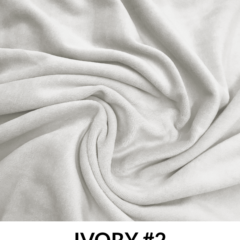 Mirco Velour Spandex Fabric - 215 GSM, Polyester Velour, Stretch, Printing/Sublimation