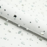 Rhinestone Stretch Mesh Fabric