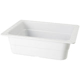G. E. T. Melamine Food Pan 1/2 Size Insert Pan, 13" x 10 14/" x 4" Deep, White